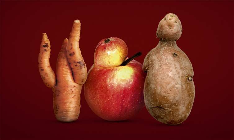 „Die etwas Anderen“ - Kaufland nimmt seinen Landwirten Obst und Gemüse mit optischen Mängeln ab“. Quelle: © Kaufland 