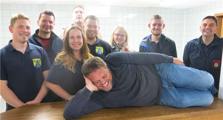 Die fleißigen Caterer der FFW Goddert bei bester Stimmung.Foto: WR