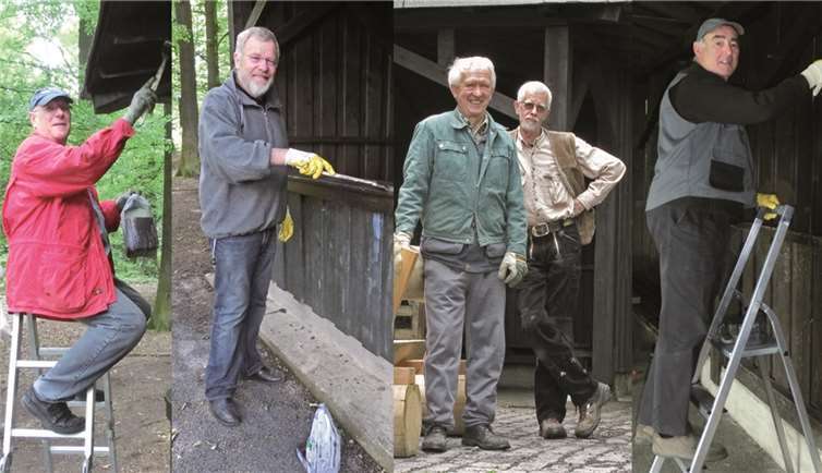 Die fleißigen Handwerker des Verschönerungsvereins Remagen. Privat