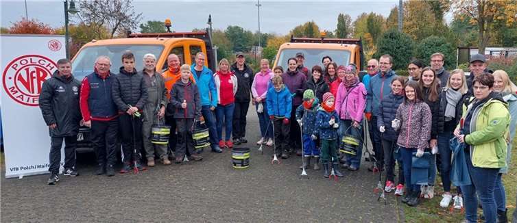 Die fleißigen Helfer des VfB Polch. Foto: privat