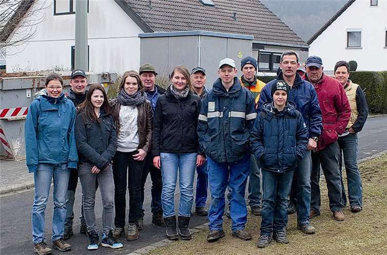 Die fleißigen Helferinnen und Helfer des „Dreck-weg-Tages“ in Wimbach. Privat