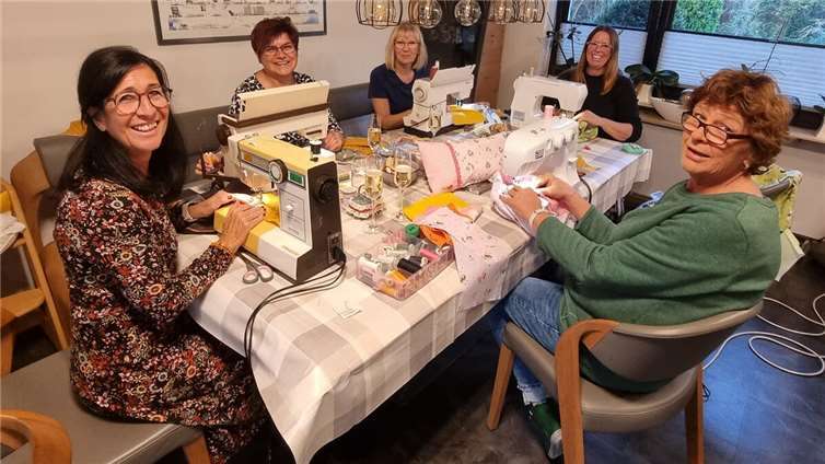 Die fleißigen Helferinnen.Foto: privat