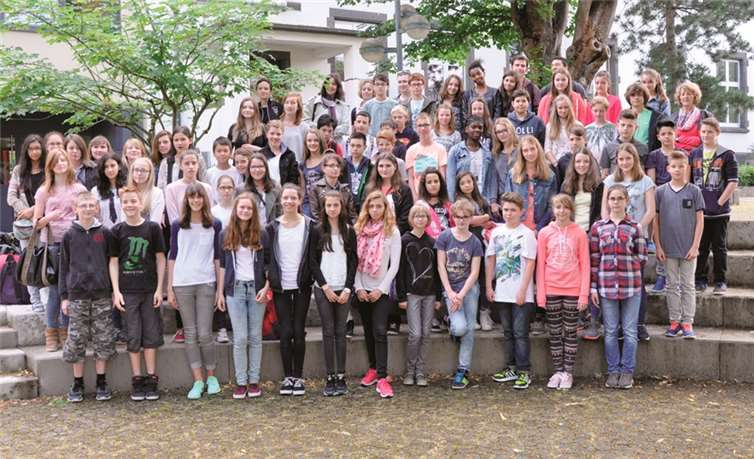 Die französischen Brieffreunde trafen nun zum Gegenbesuch in Andernach ein. privat