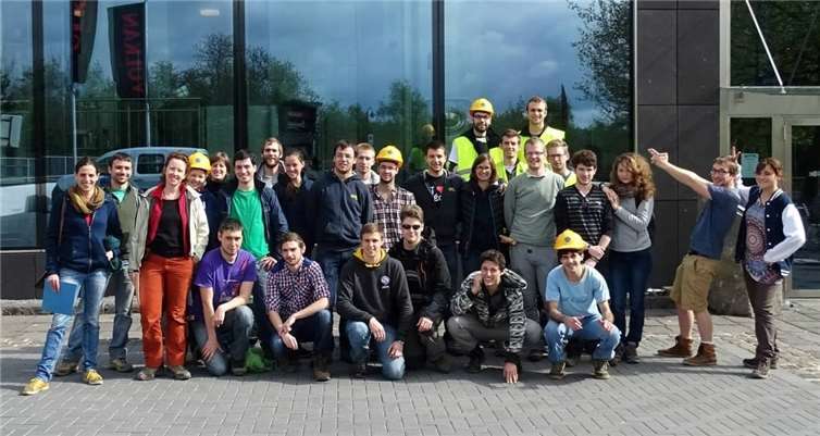 Die französischen Geologiestudenten waren beeindruckt von den Vulkangebieten Westeifel und Osteifel.privat