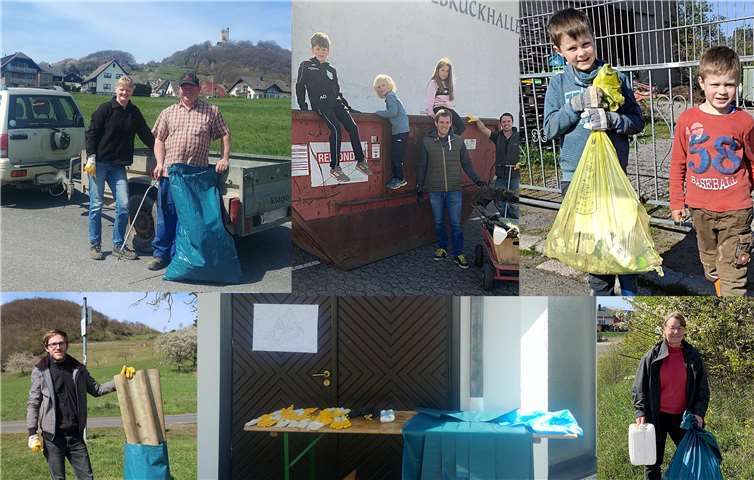 Die freiwilligen Helfer machten sich jeweils einzeln bzw. als Haushalt auf den Weg, Niederdürenbach wieder etwas sauberer werden zu lassen. Foto: privat