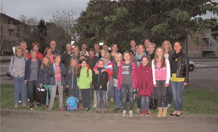 Die fröhliche Gruppe der deutschen Teilnehmer kurz vor der Heimfahrt. privat