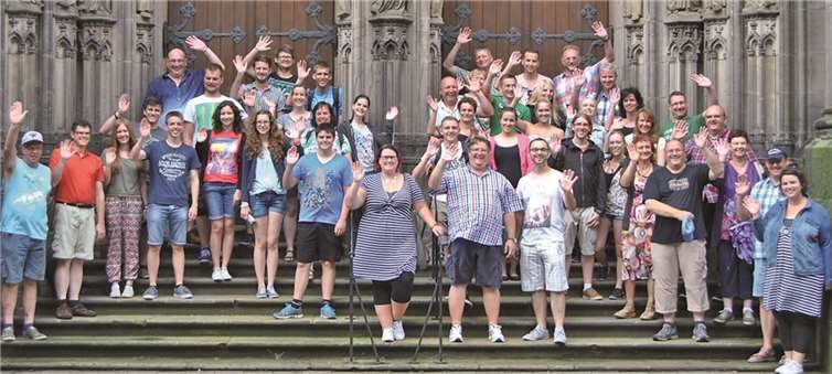 Die fröhliche Gruppe hat viel gesehen und ordentlich Spaß gehabt.  Privat