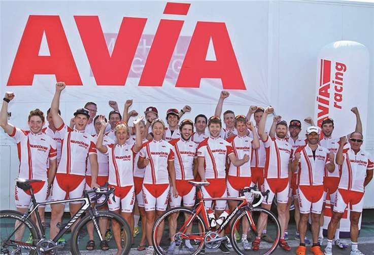 Die fünf AVIA Racing Teams konnten sich allesamt unter den ersten Zehn platzieren.privat