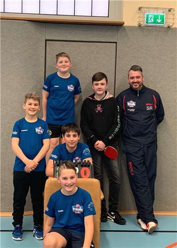 Die fünf Jungs haben alle Erwartungen übertroffen. Foto: TTG Nettetal