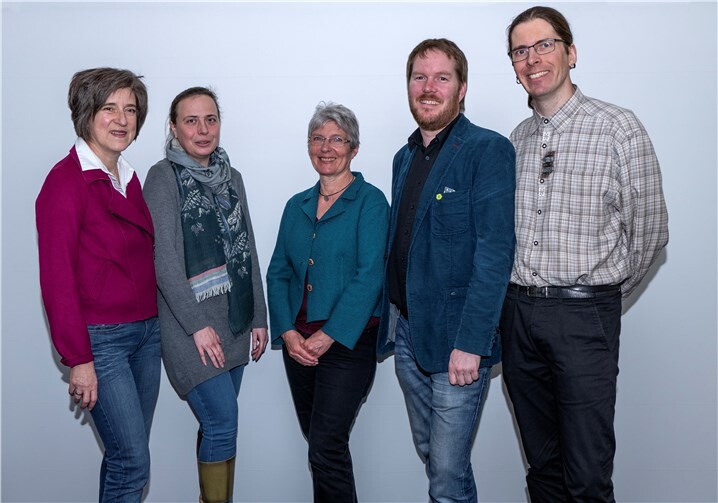 Die fünf Remagener Kandidat/innen von Bündnis 90 / Die Grünen für den Kreistag (von links): Bettina Fellmer, Stefani Jürries, Karin Keelan, Harm Sönksen und Richard Klasen. Foto: privat