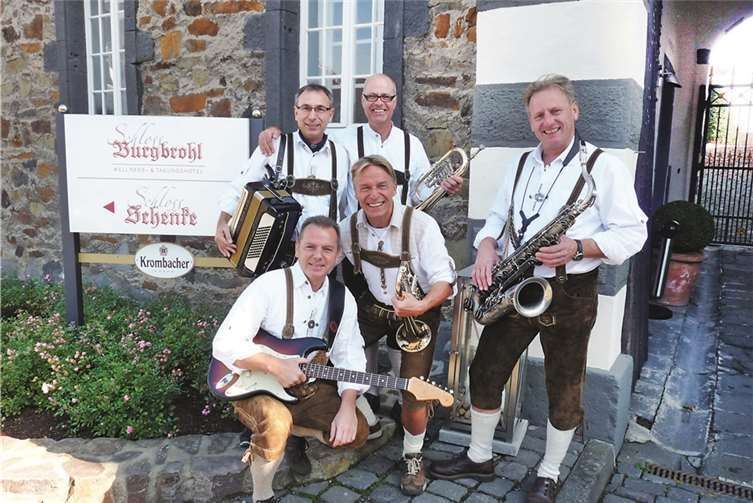 Die fünf virtuosen Musiker von „Black & White“ sorgten am Sonntag ebenfalls für beste Unterhaltung