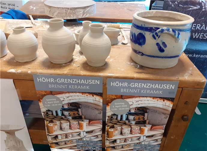 Die fußbetriebenen Töpferscheibe waren ein „echter Hingucker“.