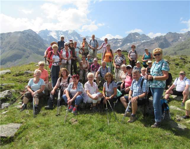 Die ganze Wandergruppe im Kaunertal. Privat
