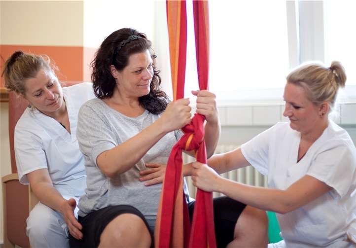 Die geburtshilfliche Station und die Elternschule bieten werdenden Eltern das komplette Programm rund um Schwangerschaft und Geburt.Anne Orthen