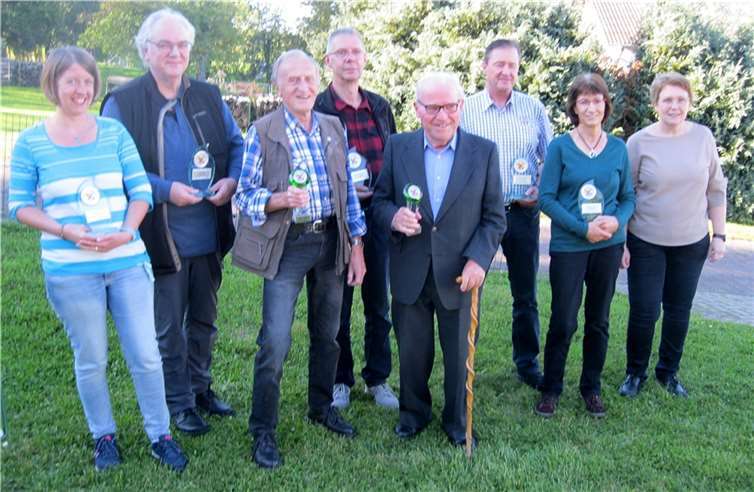 Die geehrten Jubilare.Foto: privat