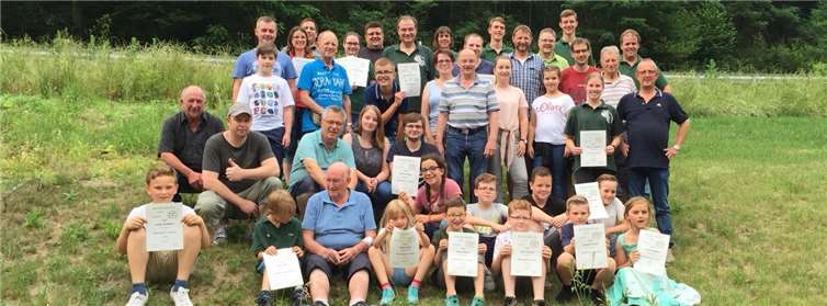 Die geehrten Schützen in Vallendar. Christian Kaul