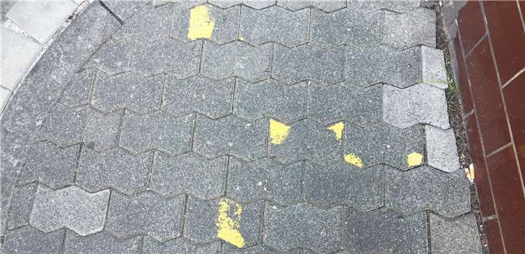 Die „gelben Füße“ sind in einem schlechten Zustand.privat