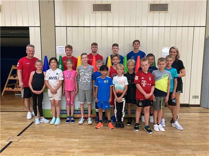 Grundschulaktionstag vom Deutschen Handballbund Die gelungene Veranstaltung wird im nächsten Jahr mit Sicherheit wiederholt. Foto: privat