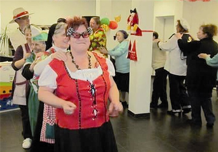 Die gemeinsame Polonaise bildete den krönenden Anschluss der jecken Karnevalsfeier.