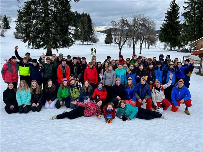 Die gemeinsame Schulskifahrt führte in diesem Jahr nach Steibis ins Allgäu.  Quelle: Realschule plus Nentershausen