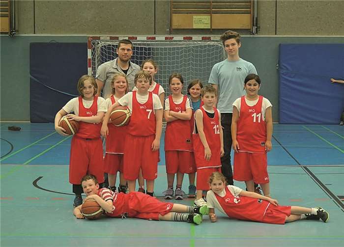 Die gemischte Basketballmannschaft U10/U11 der DJK Bendorf.privat