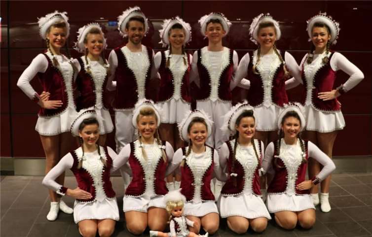 Die gemischte Garde belegte den dritten Platz. Fotos: privat