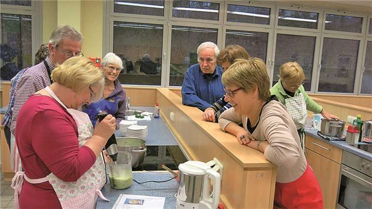 Die geschäumte Kartoffelsuppe war der Einstieg in den Kochkurs. privat