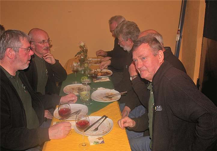 Die gesellige Runde war die letzte größere Veranstaltung der Lehmer Razejungen in diesem Jahr. privat