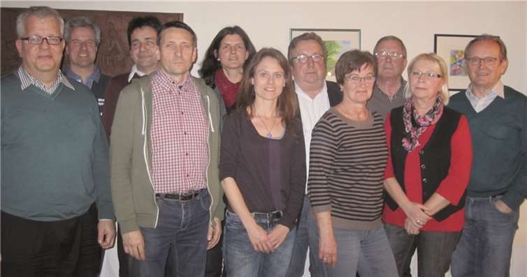 Die gewählten Listenbewerber für den Wahlvorschlag der CDU Spay (v.li.n.re.): B. Jurgasz, S. Müller, Ch. Barthmann, Ch. Diesel, A. Keim, R. Klasen, U. Hoffelder, I. Spitzley, K. Spitzley, H. Mittler, W. Sabarz. Weiterhin wurden gewählt : T. Becker, W. Barthmann, K.-H. Spitzley, M. Unkelbach, K. Bach und J. Steffen. privat