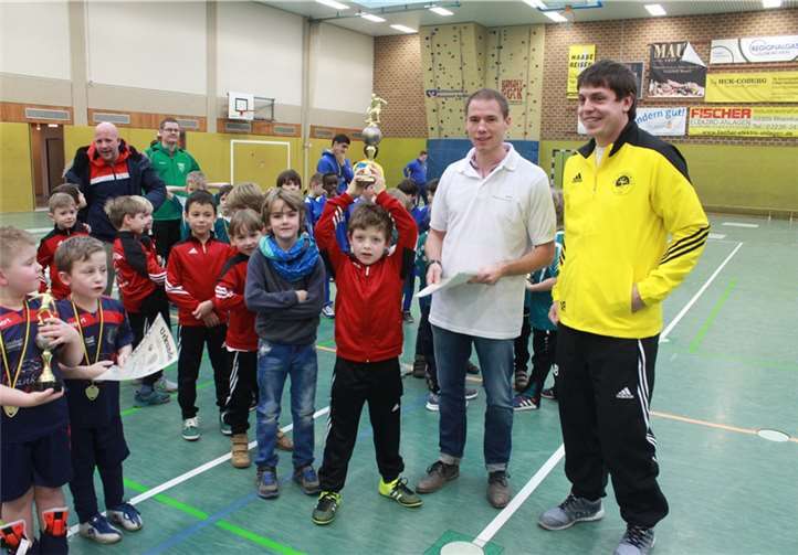 Die gewonnenen Pokale werden in den nächsten Wochen sicherlich durch viele Kinderzimmer wandern.privat