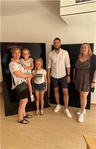 Die glückliche Gewinnerfamilie.  Foto: privat