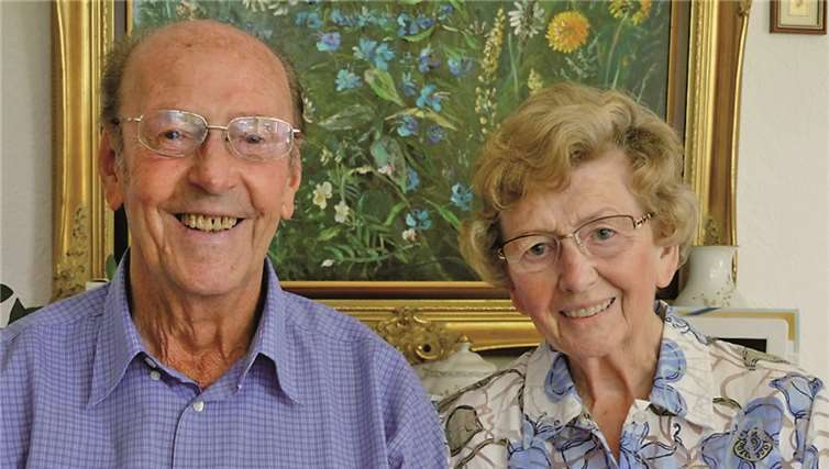 Die glücklichen Eheleute Marga und Heinz Kubach. privat