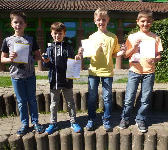 Die glücklichen Gewinner.