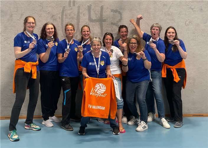 Die glücklichen Gewinnerinnen des dritten Platzes.  Fotos: TV Vallendar