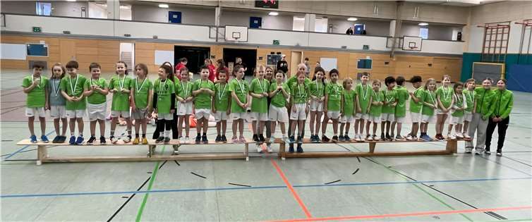 Die glücklichen Kinder am Ende des Turniers in Mendig.  Foto: privat