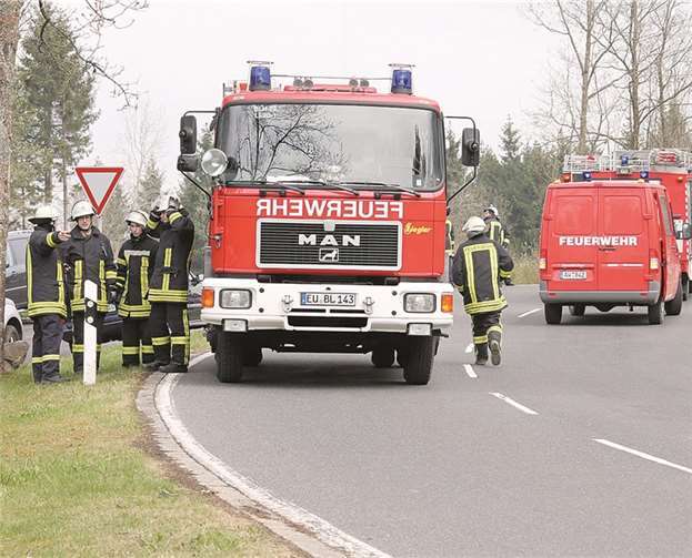 Die grenzüberschreitende Zusammenarbeit der Feuerwehren aus Rheinland-Pfalz und Nordrhein-Westfalen war ein großer Erfolg.