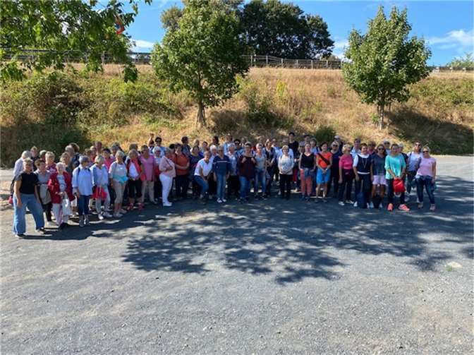 Die große Gruppe der Linzer Möhne am Stux.  Foto: privat