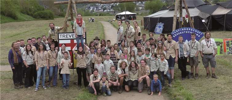 Die große Jubiläumsfeier in Dieblich führte fast alle Jahrgänge der Treverer zusammen. privat