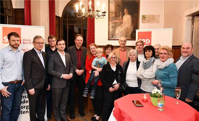 Die große SPD-Familie hatte zum Neujahrsempfang im Sinziger Schloss eingeladen.