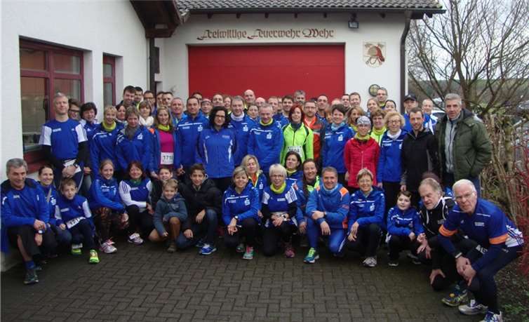 Die große Truppe der LG Laacher See. privat