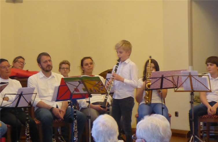 Die großen und kleinen Musiker hatten ein ebenso abwechslungsreiches wie anspruchsvolles Programm vorbereitet. privat