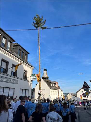 Die gut besuchte Kirmes.