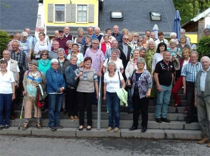 Die gut gelaunten Ausflügler des VdK-Ortsverbandes.privat