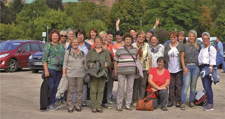 Die gut gelaunten Möhnen auf ihrer Tour.privat