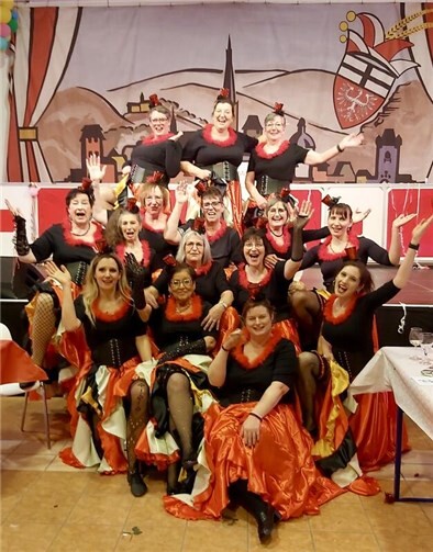 Die gut gelaunten Möhnen im Bürgerzentrum.  Foto: privat