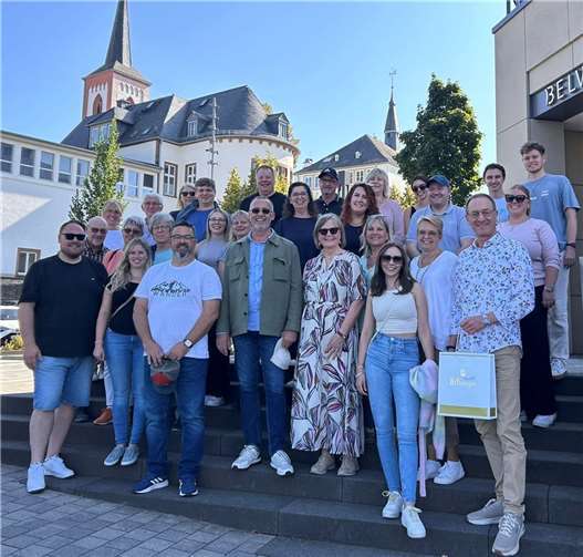 Die gut gelaunten NCVler in Bitburg, nach dem Besuch der Bitburger Erlebniswelt.  Foto: privat