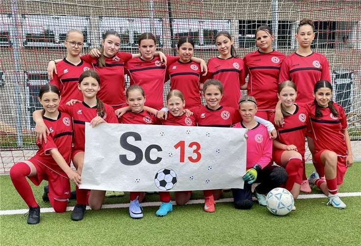 Die gute Entwicklung der zweiten U13-Mannschaft des SC 13 in der Rückrunde fand im letzten Meisterschaftsspiel ihren krönenden Abschluss. Foto: Gerd Powelz