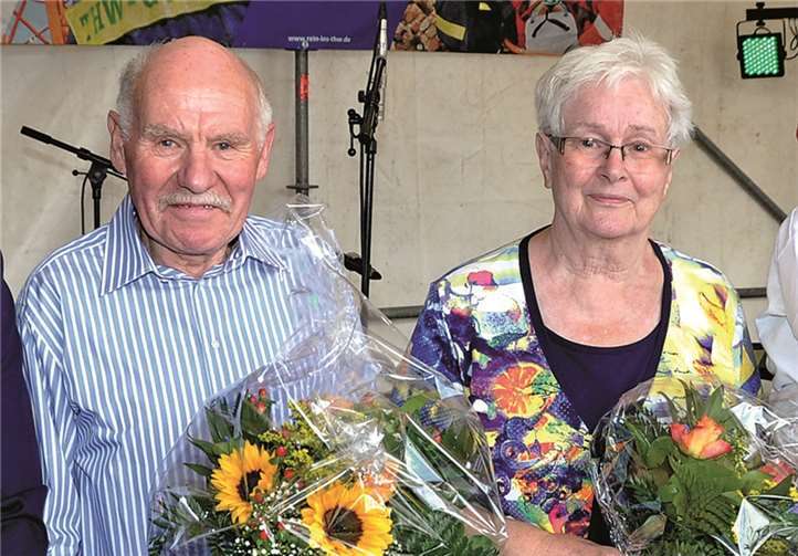 Die guten Geister von Ettringen: Elfriede Hahn und Dieter Ott packen immer gerne mit an.  BS
