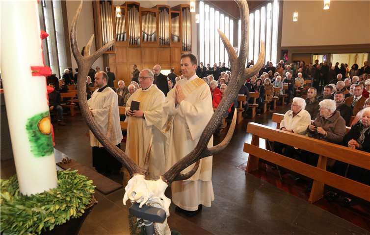 Die heilige Messe stand ganz im Zeichen der Jagd. Fotos: DU