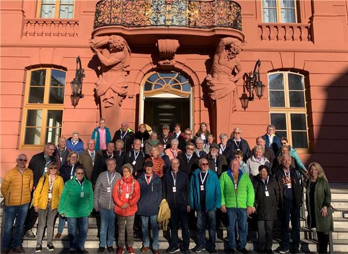 Die heimische Landtagsabgeordnete Lana Horstmann begrüßte ihre Besuchergruppe in Mainz zu einem Plenartag.  Foto: privat